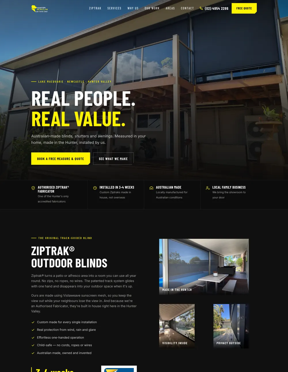 Hunter Blind Lab homepage